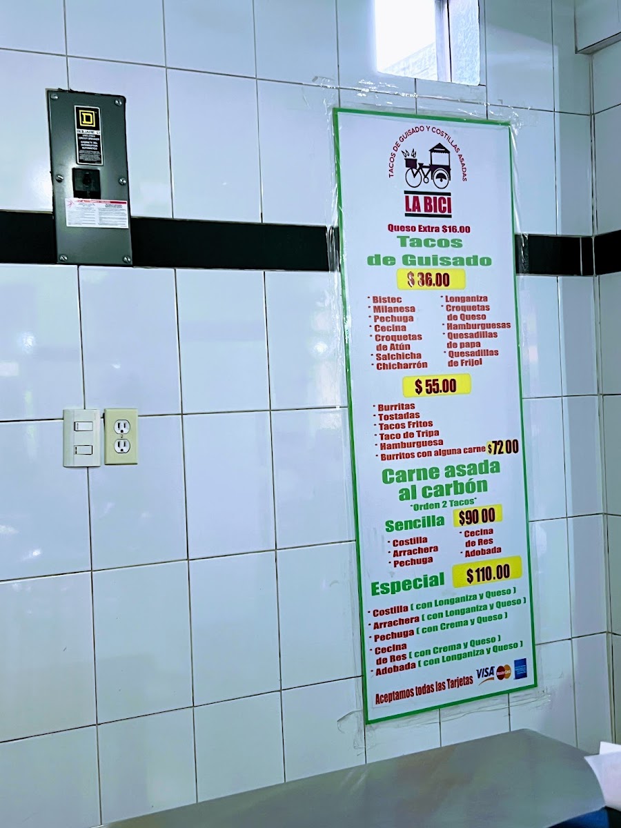 Tacos La Bici Menu - Image 5